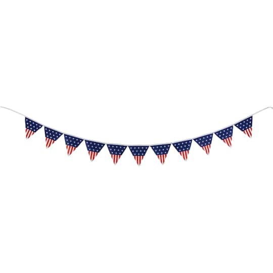 9.75ft. Pennant USA Flag Hanging Wall Banner